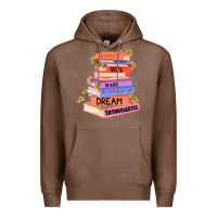 Chestnut booktroverts Premium Hoodie - JahusDesignShop