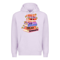 Lilac booktroverts Premium Hoodie - JahusDesignShop