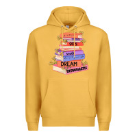 Mustard booktroverts Premium Hoodie - JahusDesignShop