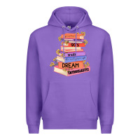 Purple booktroverts Premium Hoodie - JahusDesignShop