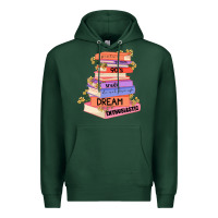 Sports Green booktroverts Premium Hoodie - JahusDesignShop