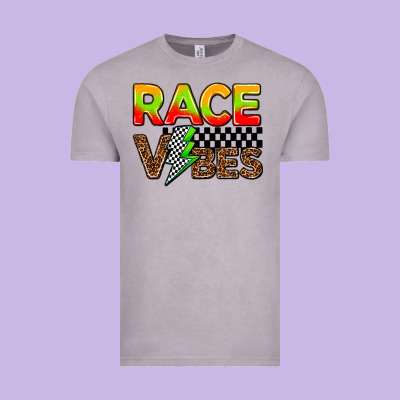 Race Vibes Vintage Tee Designed By Adodesignshop