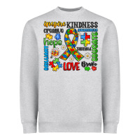 Heather Grey autism awareness Heavyweight Sweatshirt - JahusDesignShop