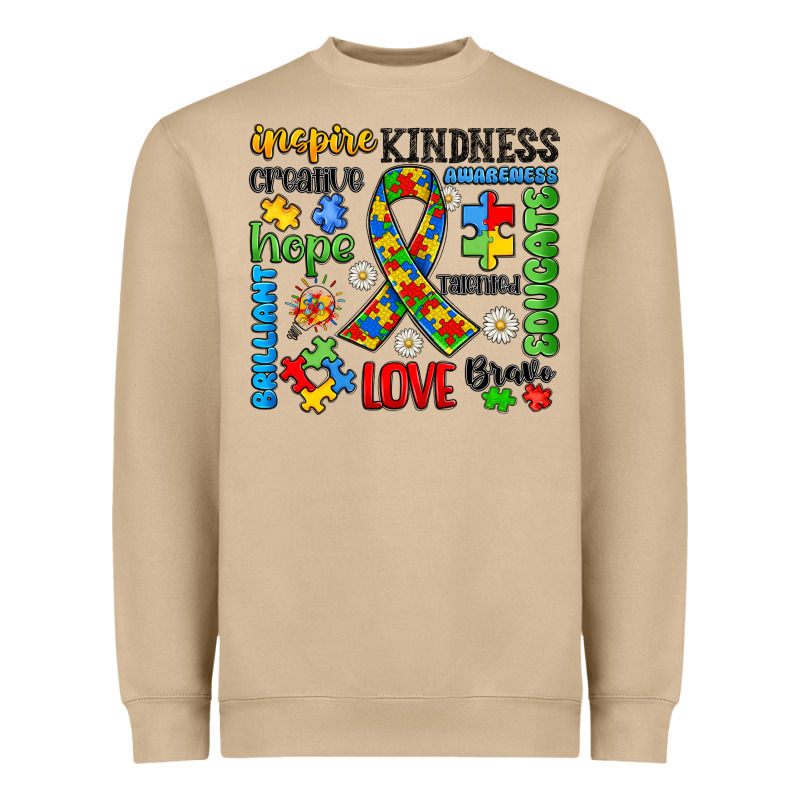 Autism Awareness Heavyweight Sweatshirt by JahusDesignShop | Teevron