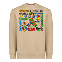 Mushroom autism awareness Heavyweight Sweatshirt - JahusDesignShop