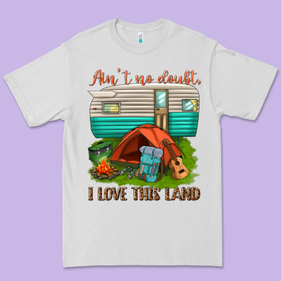 Premium Tee ain t no doubt i love this land