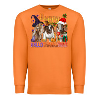 Carrot Happy Hallothanksmas Goats Premium Sweatshirt - BundleAndBundleShop