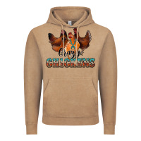 Vintage Coffee crazychickens Vintage Hoodie - CowhideDigitalArt