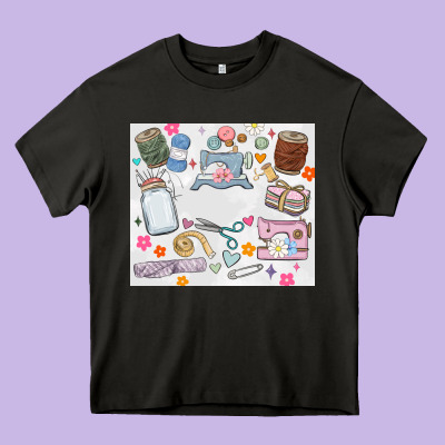 Sewing Heavy Core Tee Designed By Maliassmallbusiness