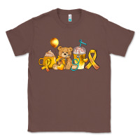 Chestnut childhood cancer ribbon and coffee cups Classic Tee - AdoDesignShop