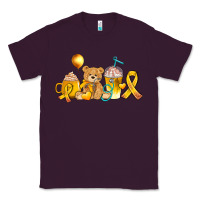 Plum childhood cancer ribbon and coffee cups Classic Tee - AdoDesignShop