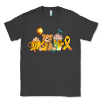 Smoke childhood cancer ribbon and coffee cups Classic Tee - AdoDesignShop