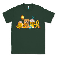Sports Green childhood cancer ribbon and coffee cups Classic Tee - AdoDesignShop