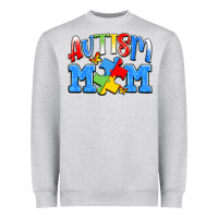 Heather Grey autism mom Heavyweight Sweatshirt - JahusDesignShop
