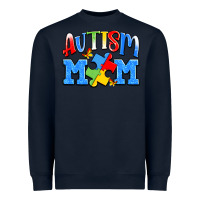 Navy autism mom Heavyweight Sweatshirt - JahusDesignShop