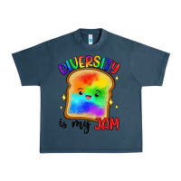 Midnight Navy diversity is my jam Urban Heavy Tee - Artiststas