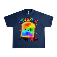 Navy diversity is my jam Urban Heavy Tee - Artiststas