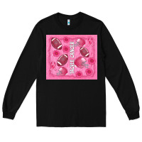 Black tackle cancer Long Sleeve Tee - AdoDesignShop