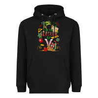 Black im teacher elf Heavyweight Hoodie - MaliasSmallBusiness
