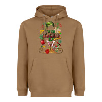 Toasted Coconut im teacher elf Heavyweight Hoodie - MaliasSmallBusiness