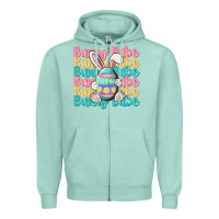 Seafoam bunny babe Zipper Hoodie - MaliasSmallBusiness