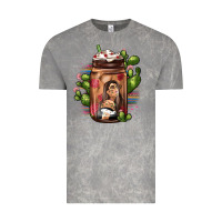 Cloud Rock mexican coffee cup cactus Vintage Tee - JahusDesignShop