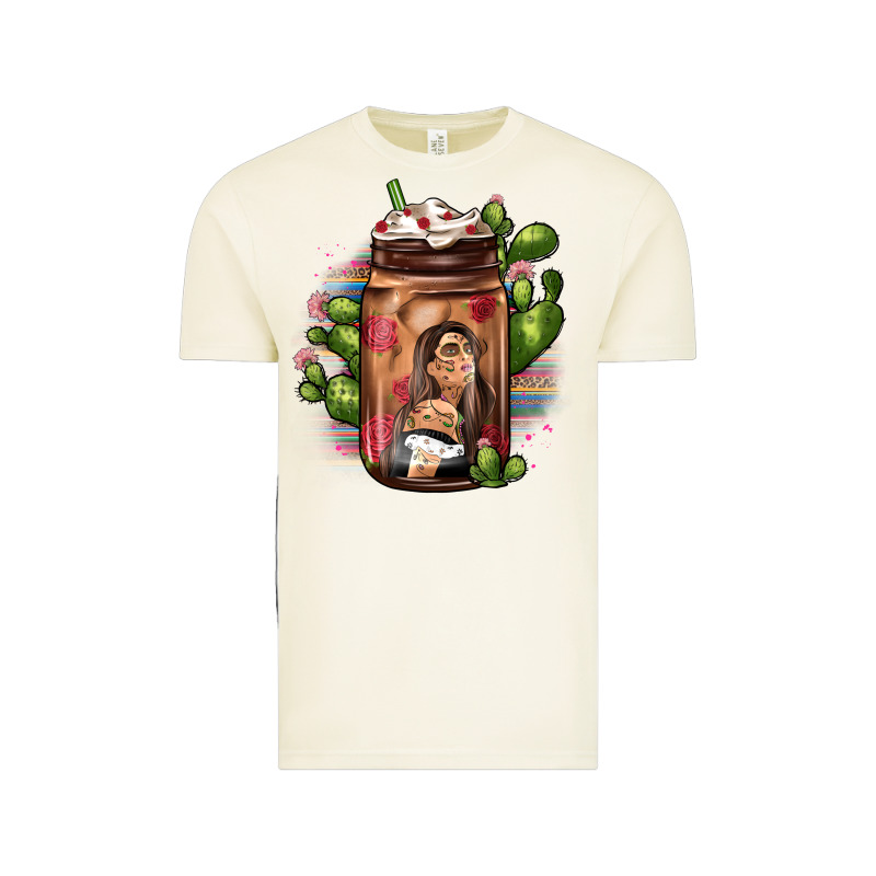 Mexican Coffee Cup Cactus Vintage Tee by JahusDesignShop | Teevron