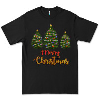 Black merry christmas trees Premium Tee - RanaPortraitStore