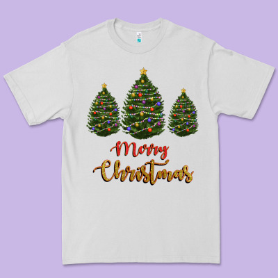 Merry Christmas Trees Premium Tee Designed By Ranaportraitstore
