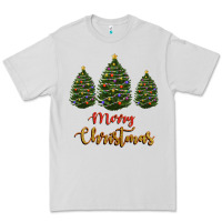 Dove Grey merry christmas trees Premium Tee - RanaPortraitStore