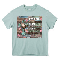 Arona pray big worry small trust god Heavy Core Tee - MaliasSmallBusiness