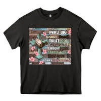 Asphalt pray big worry small trust god Heavy Core Tee - MaliasSmallBusiness