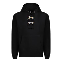 Black Daisy Mom Skull Premium Hoodie - Bettercallsaul