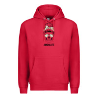 Cardinal Daisy Mom Skull Premium Hoodie - Bettercallsaul