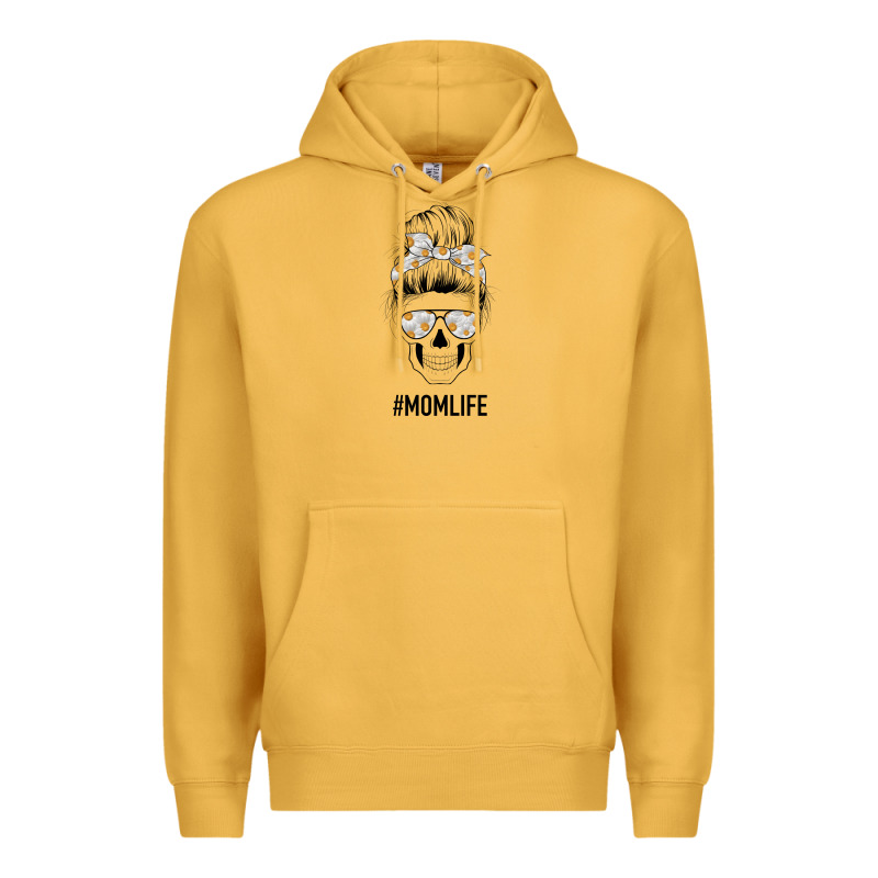 Daisy Mom Skull Premium Hoodie by Bettercallsaul | Teevron