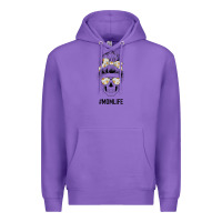 Purple Daisy Mom Skull Premium Hoodie - Bettercallsaul