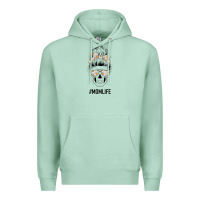 Seafoam Daisy Mom Skull Premium Hoodie - Bettercallsaul