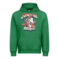 Emerald American unicorn magic Urban Hoodie - HowdyJamesFarm