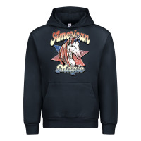 Navy American unicorn magic Urban Hoodie - HowdyJamesFarm
