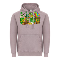 St. Patricks Day Coffee Drinks Vintage Hoodie | Teevron