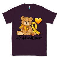 Plum childhood cancer and cancer ribbon Classic Tee - AdoDesignShop