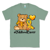 Sage childhood cancer and cancer ribbon Classic Tee - AdoDesignShop