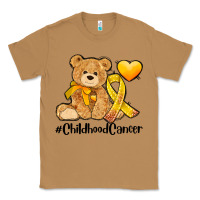 Toasted Coconut childhood cancer and cancer ribbon Classic Tee - AdoDesignShop