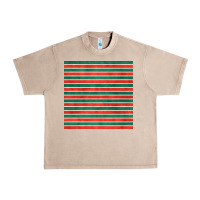 French Oak christmas stripes seamless pattern Urban Heavy Tee - BundleAndBundleShop