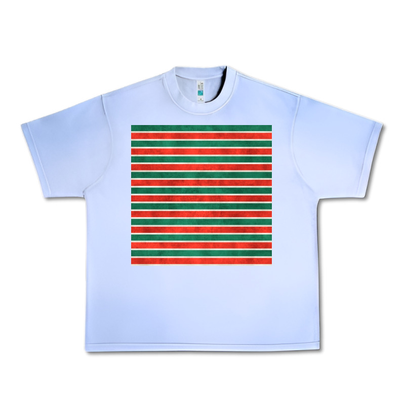 Christmas Stripes Seamless Pattern Urban Heavy Tee by BundleAndBundleShop | Teevron