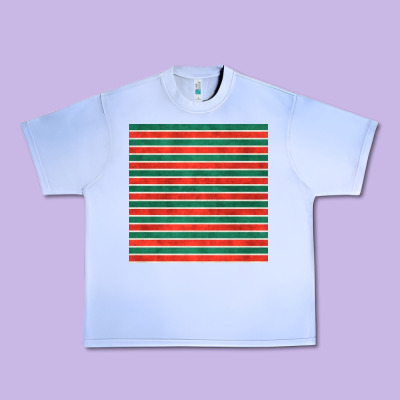 Christmas Stripes Seamless Pattern Urban Heavy Tee Designed By Bundleandbundleshop