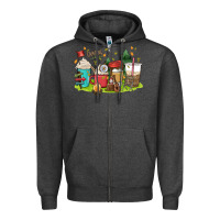 Charcoal Heather camp coffee drink Zipper Hoodie - MaliasSmallBusiness