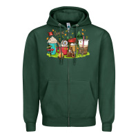 Sports Green camp coffee drink Zipper Hoodie - MaliasSmallBusiness
