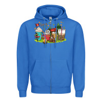 True Royal camp coffee drink Zipper Hoodie - MaliasSmallBusiness
