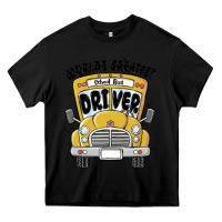 Black worlds greatest school bus driver Heavy Core Tee - MaliasSmallBusiness